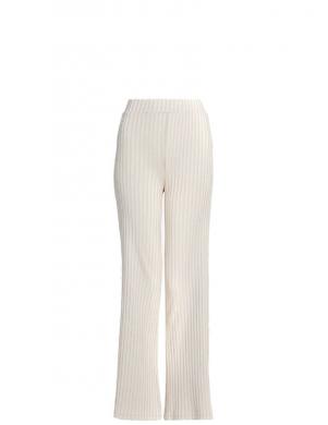 CALVIN KLEIN Jeans sieviešu gaišas ikdienas bikses Elongated rib  pants