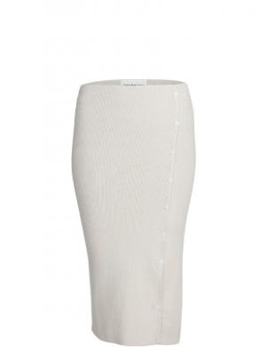 CALVIN KLEIN Jeans sieviešu gaiši svārki Button down skirt