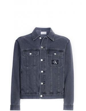 CALVIN KLEIN Jeans vīriešu melna džinsa jaka Regular 90s denim jacket