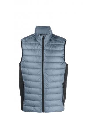 CALVIN KLEIN vīriešu pelēka veste Recycled side logo vest