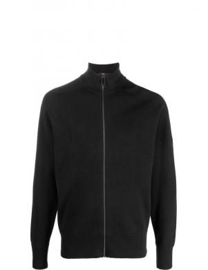 CALVIN KLEIN vīriešu melna jaka Milano stitch zip jacket