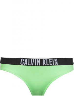 CALVIN KLEIN UW sieviešu zaļas peldkostīma apakšbikses Classic bikini