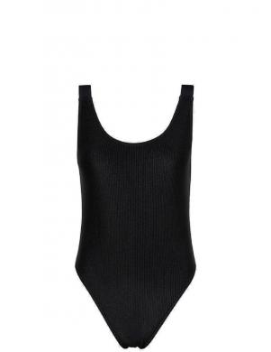 CALVIN KLEIN UW sieviešu melns peldkostīma kostīms Scoop back one piece