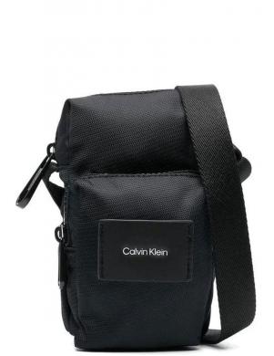 CALVIN KLEIN vīriešu melna soma pār plecu MUST T REPORTER XS W/PCKT