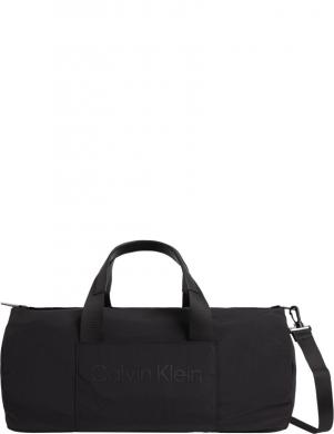 CALVIN KLEIN vīriešu melna soma Must barrel bag