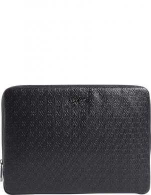 CALVIN KLEIN vīriešu melna klēpjdatoru soma Mono laptop case
