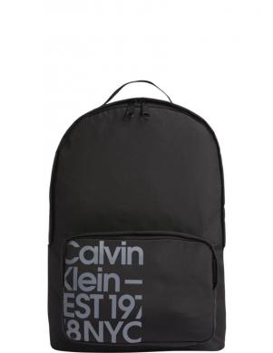 CALVIN KLEIN JEANS vīriešu melna mugursoma Sport essentials backpack