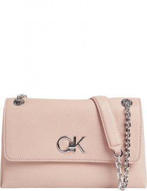 CALVIN KLEIN sieviešu rozā soma pār plecu Re-lock crossbody