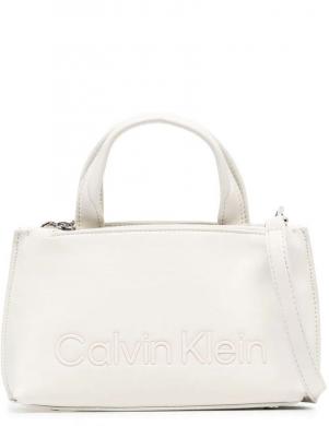 CALVIN KLEIN sieviešu gaiša soma pār plecu SET TOTE