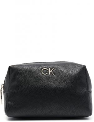 CALVIN KLEIN sieviešu melna kosmētikas soma RE-LOCOSMETIC POUCH PBL