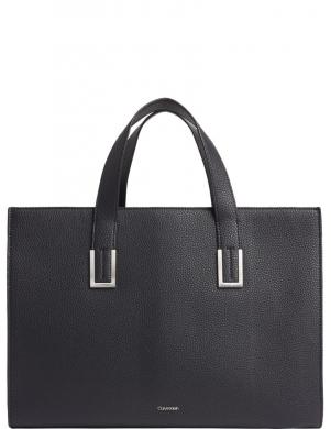 CALVIN KLEIN sieviešu melna soma Must plus tote