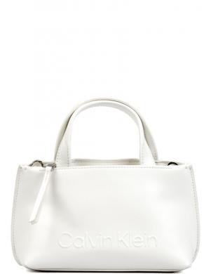 CALVIN KLEIN sieviešu balta soma pār plecu Set mini bag