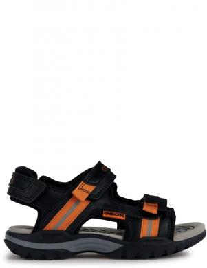 GEOX melnas sandales zēniem BOREALIS SANDALS