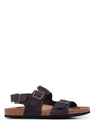GEOX vīriešu melnas sandales SANDALS GHITA