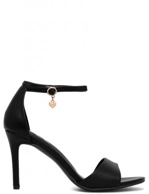 MEXX sieviešu melni eleganti augstpapēžu apavi Leyla Sandals
