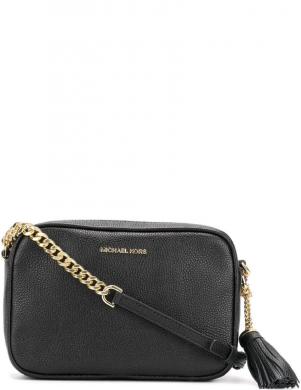 MICHAEL KORS sieviešu melna soma pār plecu MD camera bag