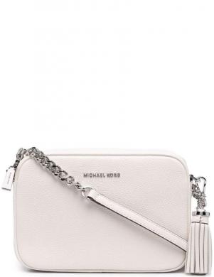 MICHAEL KORS sieviešu balta soma pār plecu MD camera bag