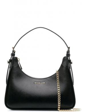 MICHAEL KORS sieviešu melna soma pār plecu MD pouchette