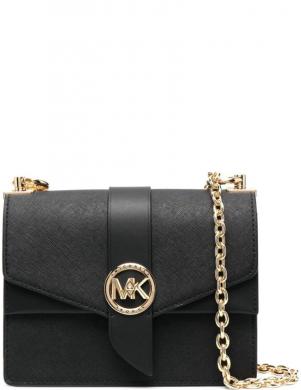 MICHAEL KORS sieviešu melna soma pār plecu SM conv crossbody
