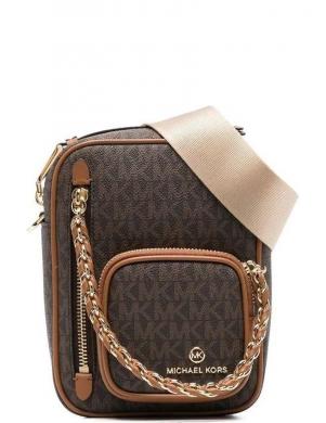 MICHAEL KORS sieviešu brūna soma pār plecu SM utility camera crossbody