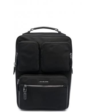 MICHAEL KORS vīriešu melna mugursoma Business backpack multi pockets