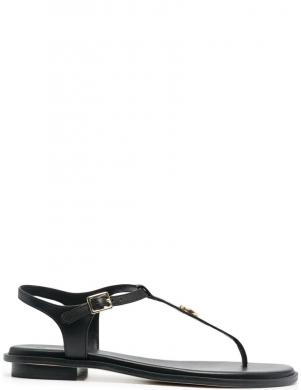 MICHAEL KORS sieviešu melnas sandales Mallory thong sandals