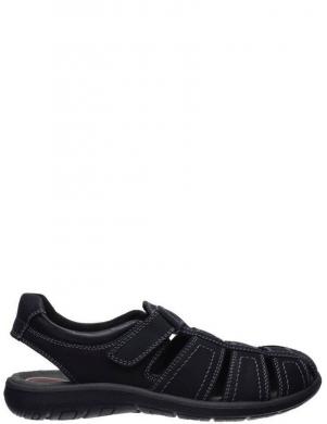 SALAMANDER vīriešu melnas sandales Logato sandals