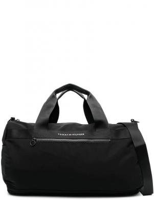 TOMMY HILFIGER vīriešu melna soma TH HORIZON DUFFLE