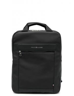 TOMMY HILFIGER vīriešu melna mugursoma TH CASUAL BACKPACK