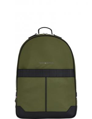 TOMMY HILFIGER vīriešu zaļa mugursoma Elevated backpack