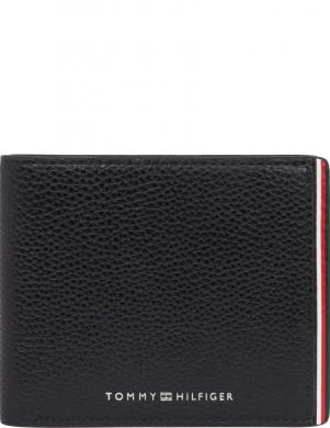 TOMMY HILFIGER vīriešu melns maks Corporate cc and coin wallets