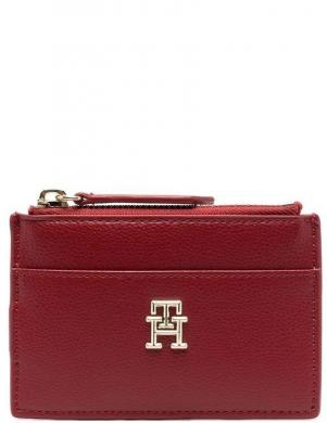 TOMMY HILFIGER sieviešu sarkans maks LIFE LONG CC WITH ZIP