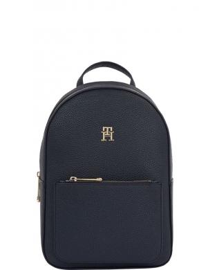 TOMMY HILFIGER sieviešu zila mugursoma Emblem backpack