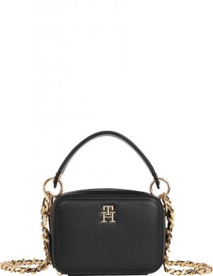 TOMMY HILFIGER sieviešu melna soma Chic trunk crossbody