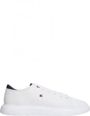 TOMMY HILFIGER vīriešu balti ikdienas apavi Lightweight cupsole sport shoe