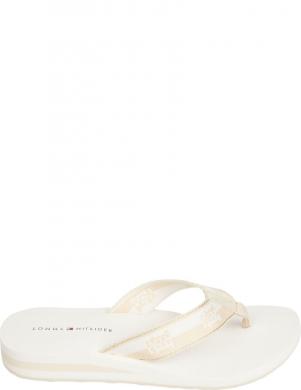 TOMMY HILFIGER sieviešu gaišas čības Colorblock webbing sandal