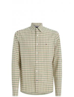 Tommy Hilfiger vīriešu zaļš krekls OXFORD MULTI GINGHAM RF SHIRT