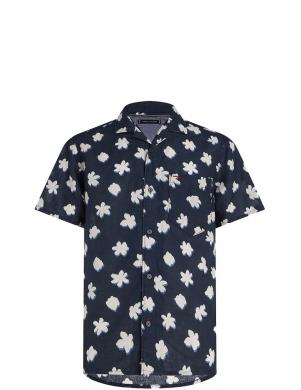 Tommy Hilfiger vīriešu zils krekls MONO FLOWER RF SHIRT 