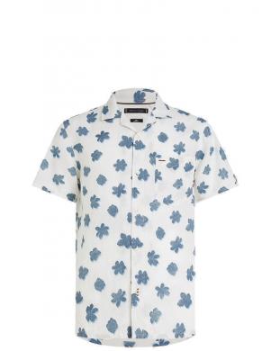 Tommy Hilfiger vīriešu balts krekls MONO FLOWER RF SHIRT 