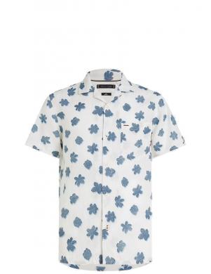 Tommy Hilfiger vīriešu balts krekls MONO FLOWER RF SHIRT 