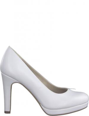 Tamaris sieviešu balti eleganti augstpapēžu apavi PUMPS