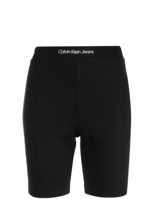 CALVIN KLEIN JEANS sieviešu melni šorti Institutional cycling short