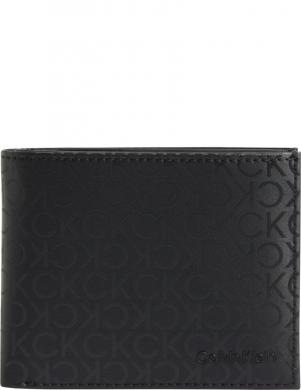 CALVIN KLEIN vīriešu melns maks Elevated 5cc coin wallets