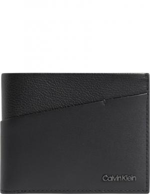 CALVIN KLEIN vīriešu melns maks Diagonal 5cc coin wallets