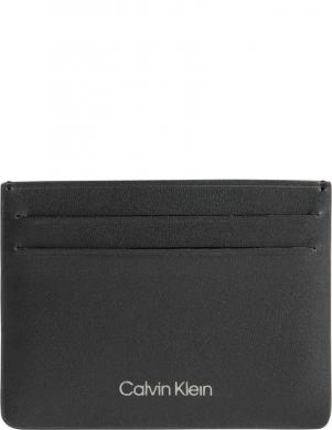 CALVIN KLEIN vīriešu melns maks Concise cardholder 4cc