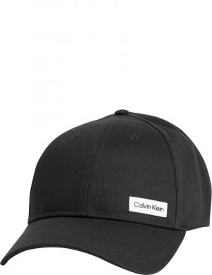 CALVIN KLEIN vīriešu melna cepure Essential patch  cap