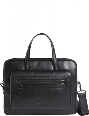 CALVIN KLEIN Vīriešu melna klēpjdatora soma Elevated laptop bag