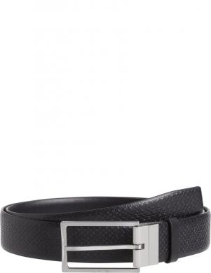 CALVIN KLEIN vīriešu melna josta Slim frame mono 35mm belt