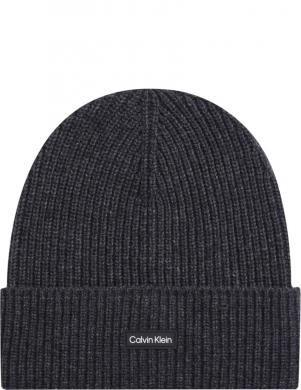 CALVIN KLEIN vīriešu pelēka cepure Daddy beanie