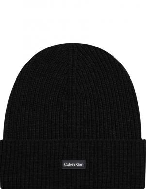 CALVIN KLEIN vīriešu melna cepure Daddy beanie